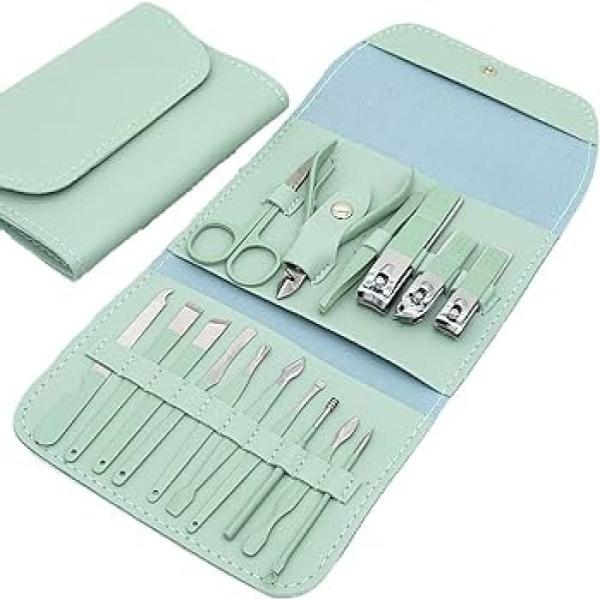 Steel Nail Cutter box-(16ps) Manicure Set