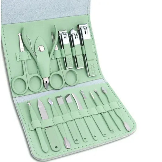 Steel Nail Cutter box-(16ps) Manicure Set